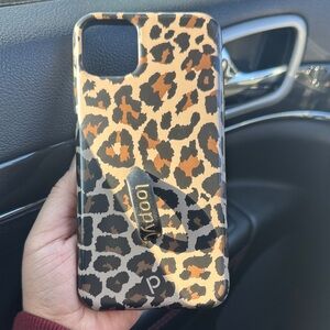 Loopy Case Leopard Print Phone Case - Black and Tan for iPhone 11 ProMax